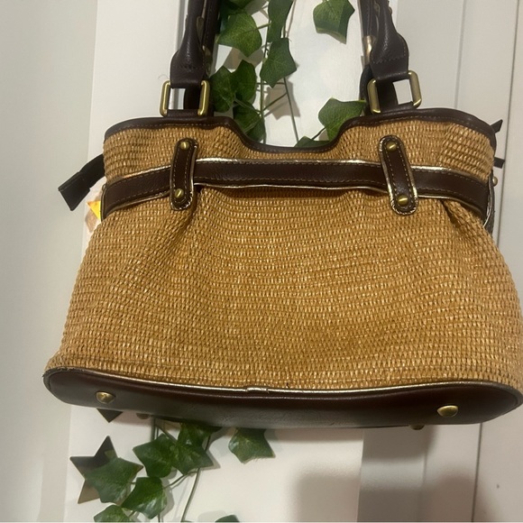 Y2K Brown and Tan Women's Shoulder Bag With Pockets - Picture 7 of 8